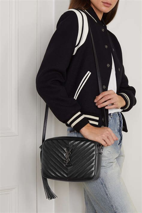 ysl crossbody saks|Saint Laurent LOU camera bag in quilted leather .